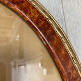 Oval frame imitation magnifying glass