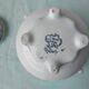 Sugar bowl in Saint Amand ironstone