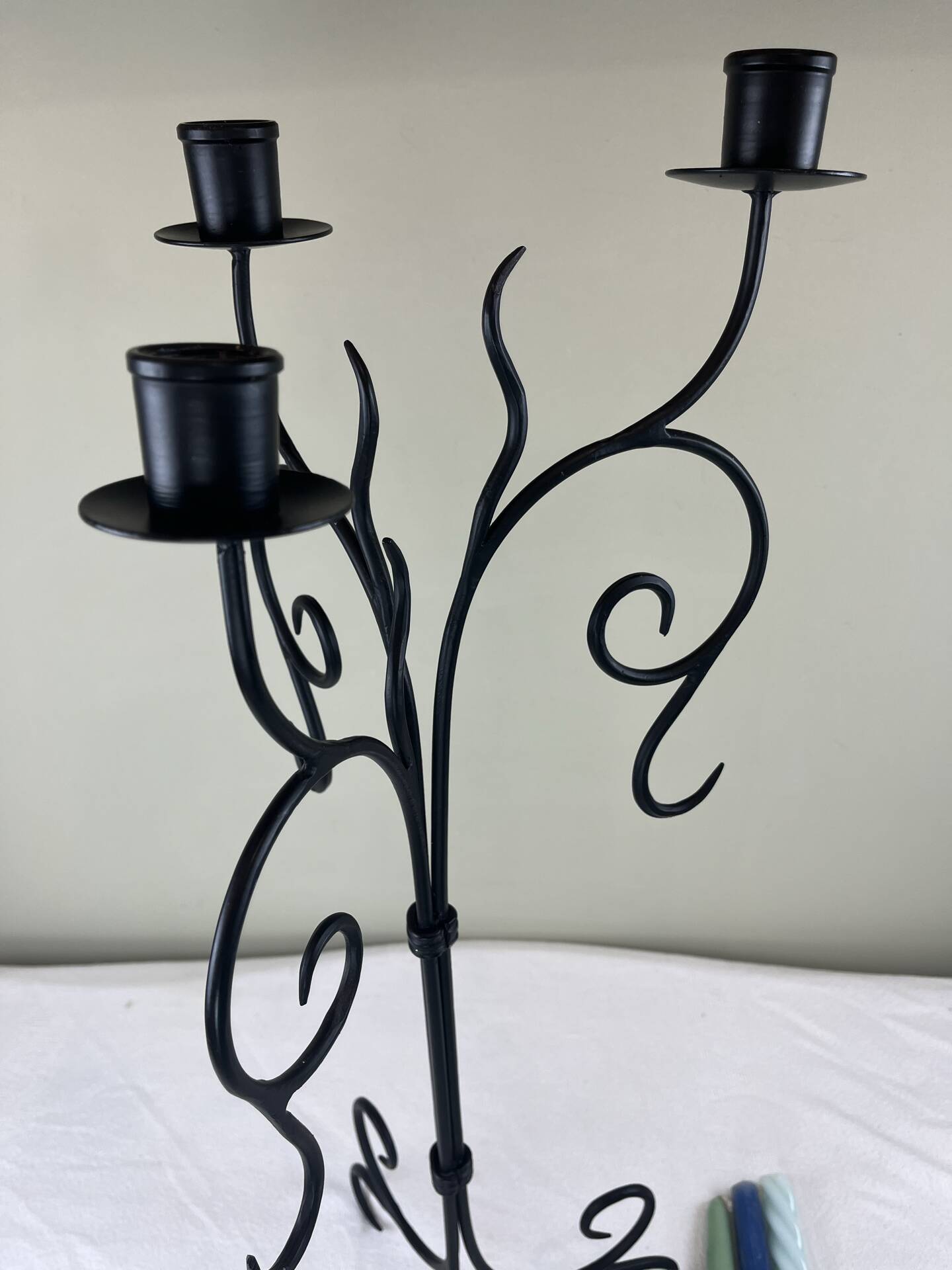 Large iron chandelier