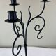 Large iron chandelier