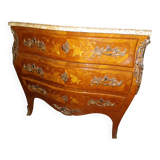 Louis XV style inlaid chest of drawers