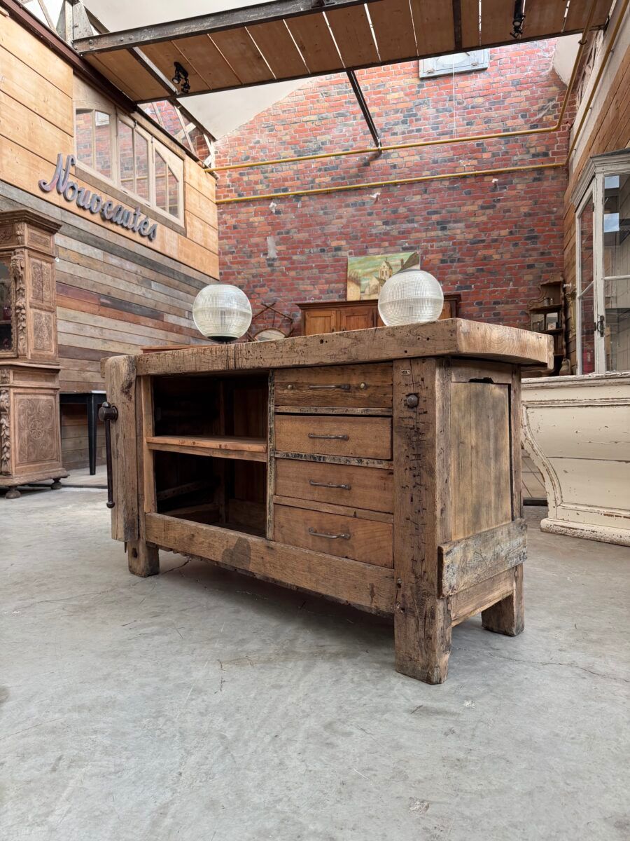 Oak desk from the early 20th century.