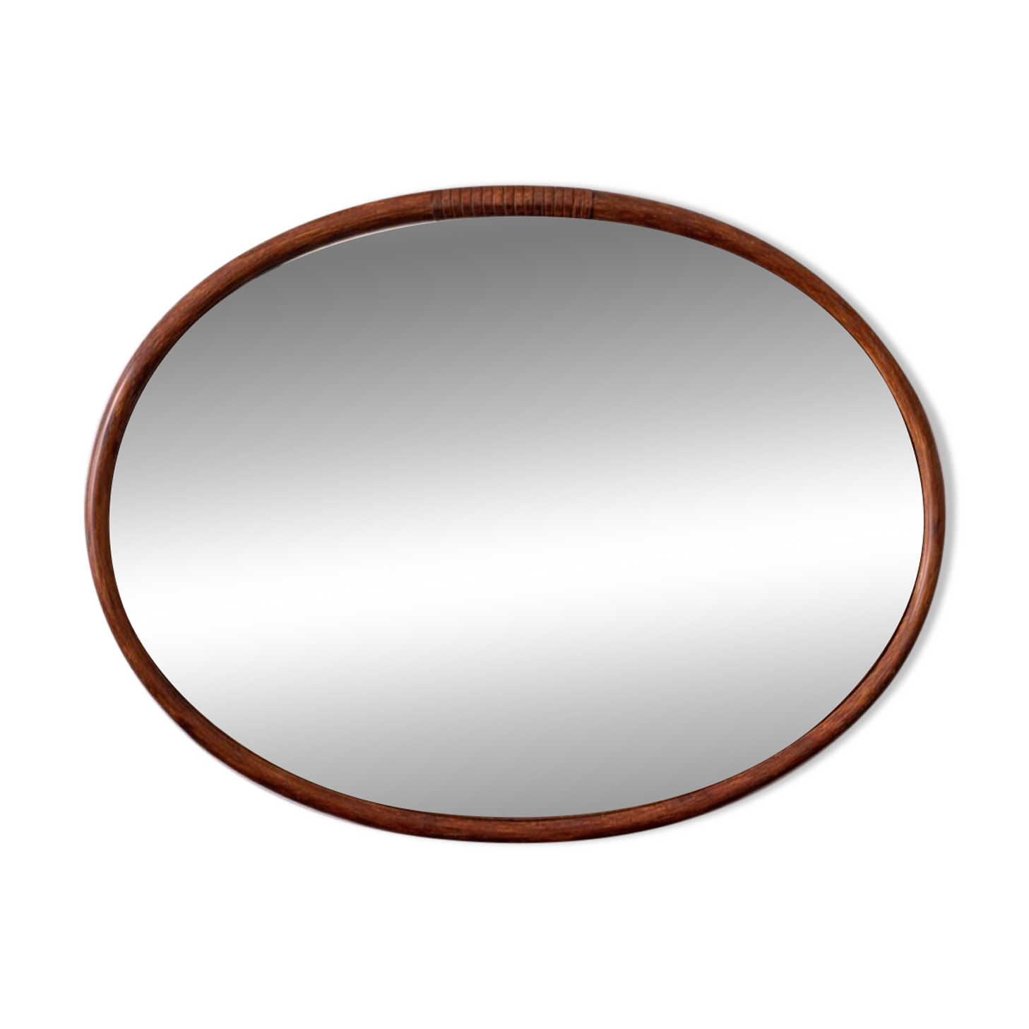 Vintage oval mirror