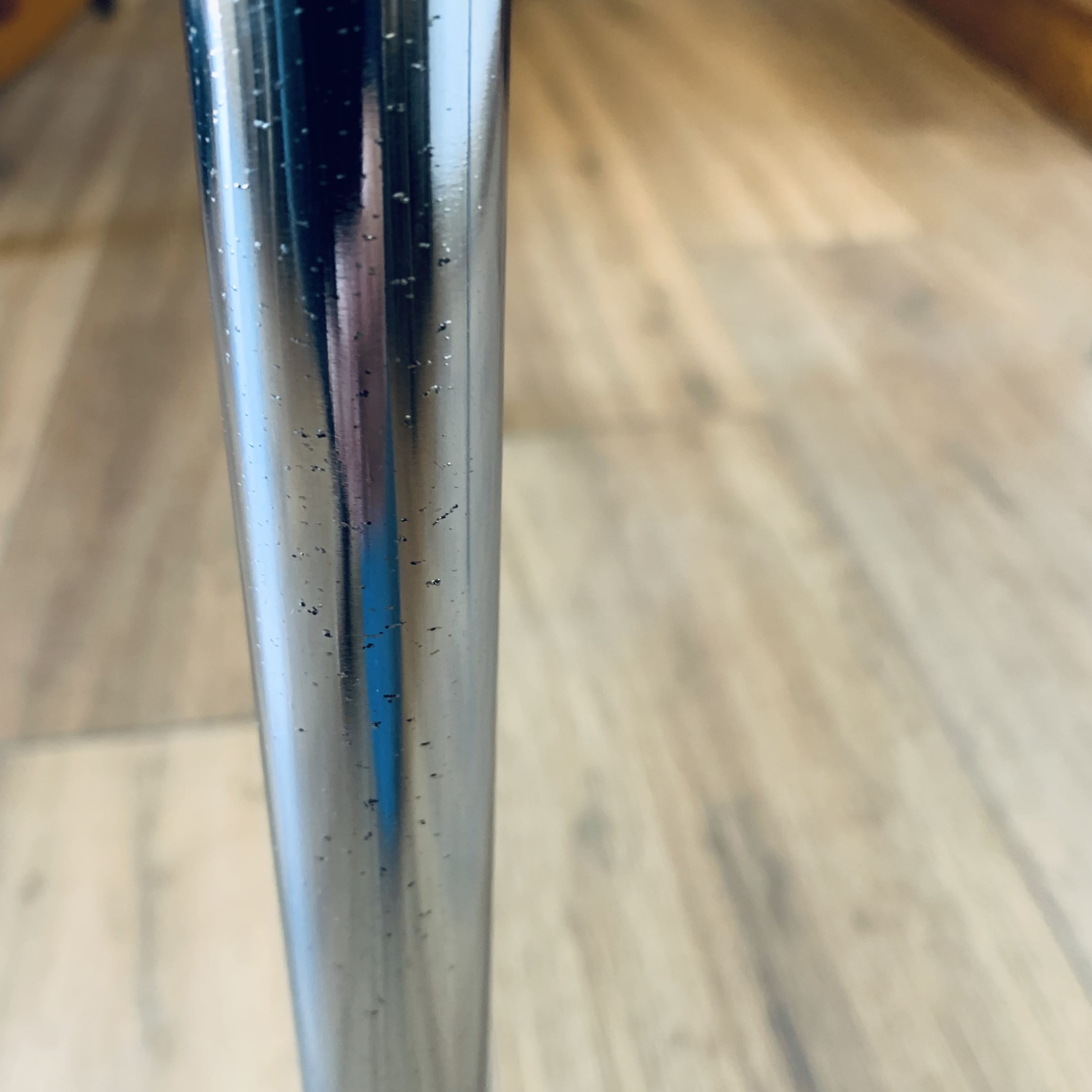 Vintage black armchair