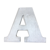 Letter A of large size zinc sign