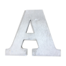 Letter A of large size zinc sign