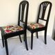 Art deco chairs jean paul gaultier fabric