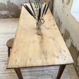 Table de ferme en pin, 1950