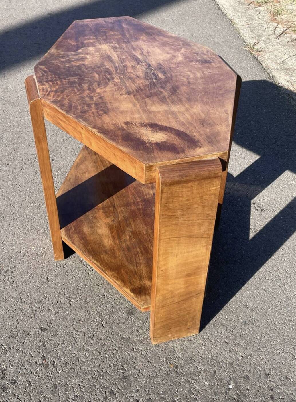 Art Deco wooden coffee table