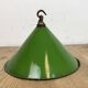Industrial British Green Enamel Factory Pendant Lamp, 1950s
