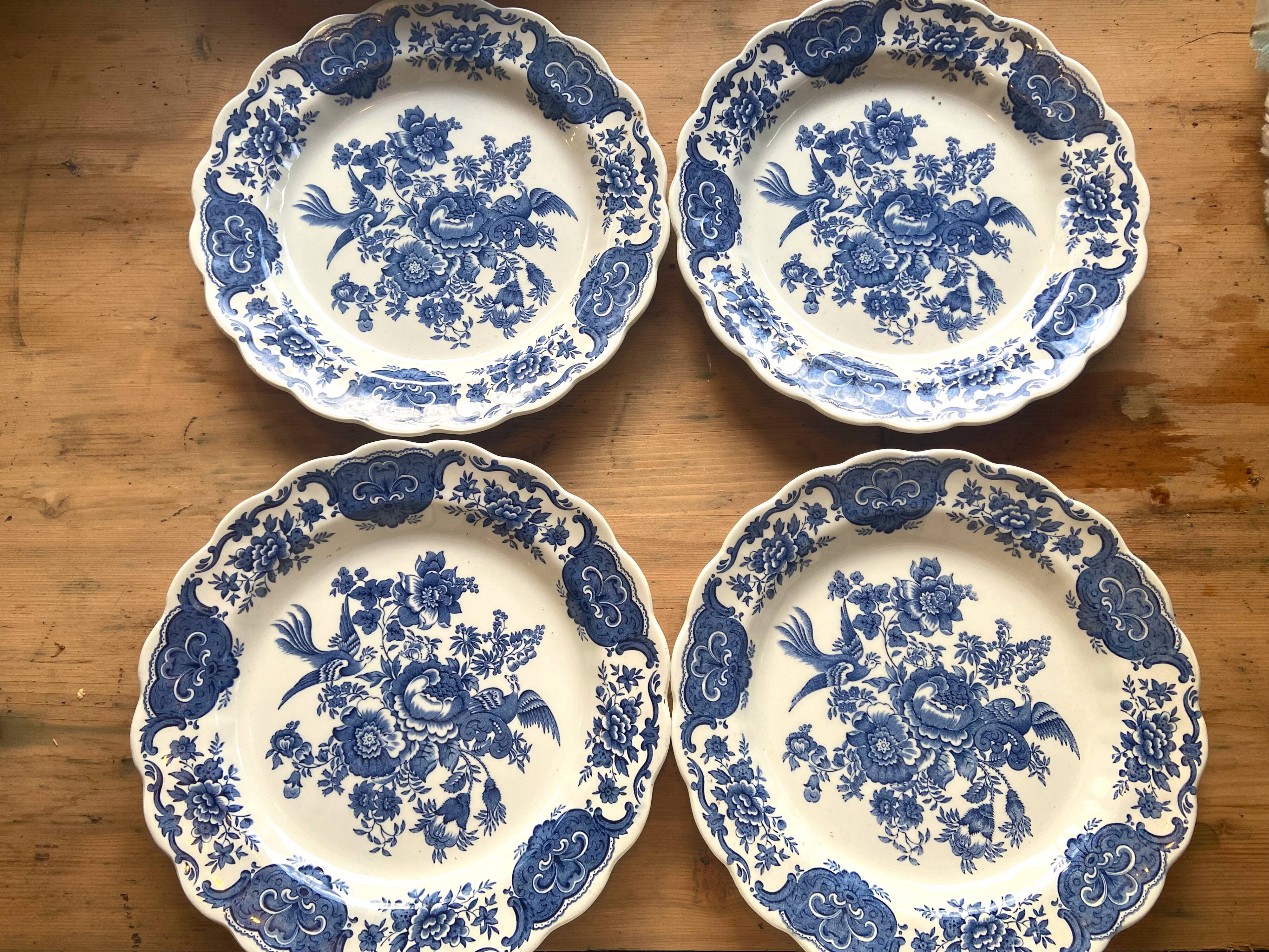 24 windsor english porcelain plates