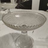 Pair of glass fruit bowls