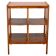 Restored Art Deco oak storage shelf cabinet, Germany 1930s — Bauhaus shelving