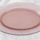 Oval pink plate Arcoroc Rosaline