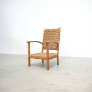 1960s Dutch cord lounge chair