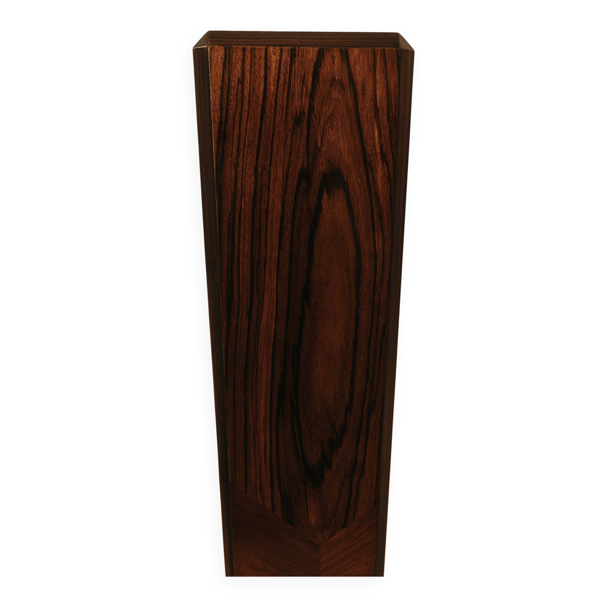 Wood veneer column, Art Deco style, 20th century