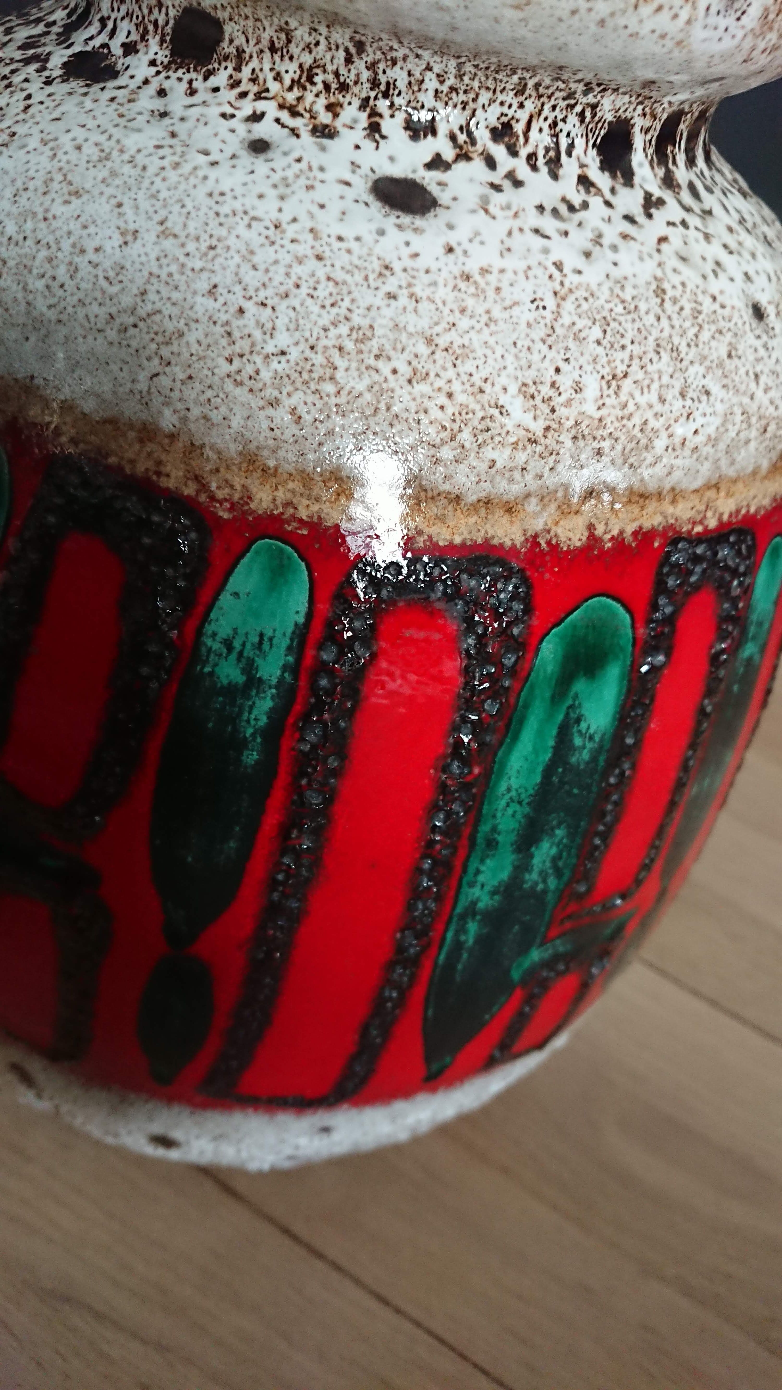 Vase West Germany fat lava 70