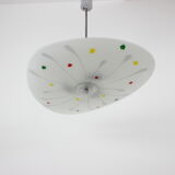 Mid-Century Glass Pendant / Napako, 1960's