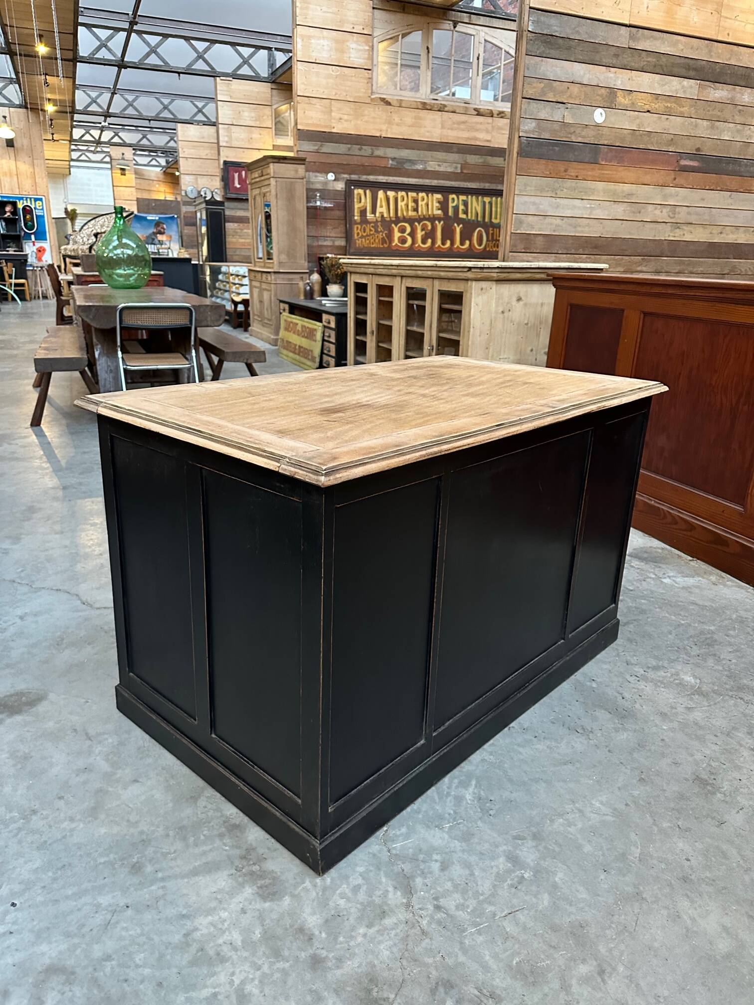 Early 20th century oak desk