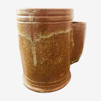 Small double sandstone pot