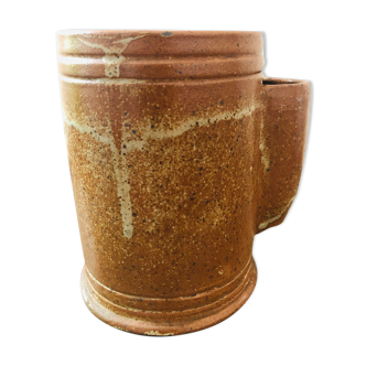 Small double sandstone pot