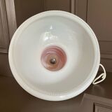 Vintage opaline pendant light