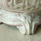 Old paris openwork porcelain fruit bowl 19th century charles x period