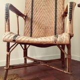 Wicker armchair