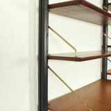 Teak Modular Wall System by Louis van Teeffelen for WéBé, 1955