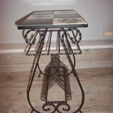 Side table of 1960 for vinyl discs