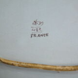 Flat earthenware of Rouen polychrome decoration cornucopia of plenty