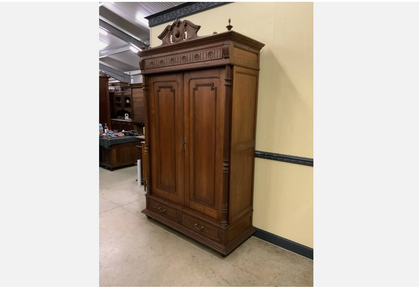 Antique Gründerzeit wardrobe