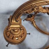 Pair of large Napoleon III bronze wall lights