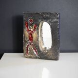Miroir en céramique, Galerie Palissy, années 60