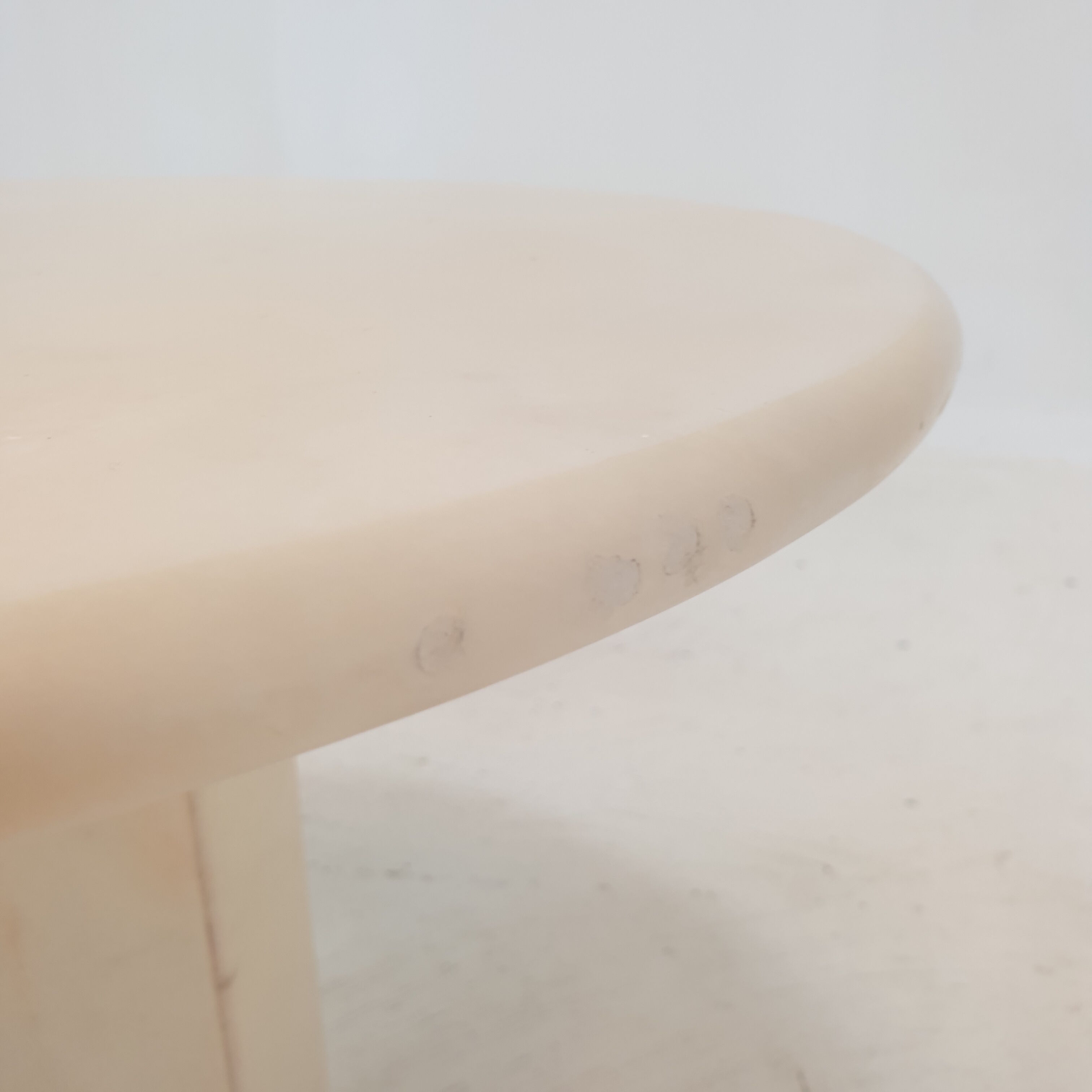 Set of 3 Italian Marble Side Tables, 1970s