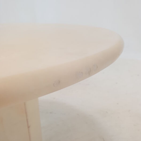 Ensemble de 3 tables d’appoint en marbre italien, années 1970