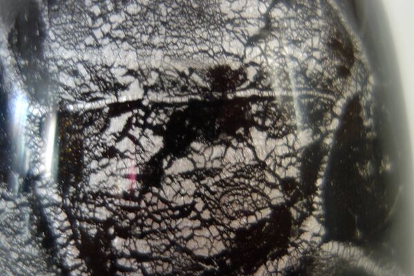 Vase en verre soufflé par Raymond Branlé, Biot, France