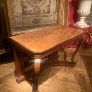 Art Nouveau Italian Wooden Console Table