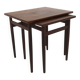 Tables gigognes scandinave en palissandre, Suède, 1960