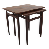 Tables gigognes scandinave en palissandre, Suède, 1960