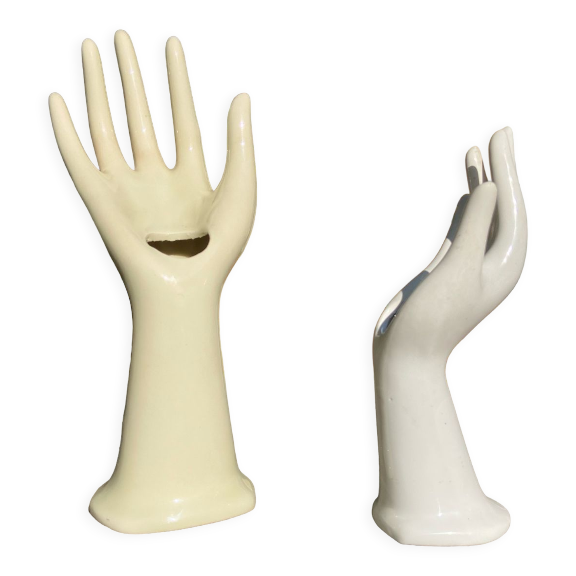 Mains en céramique