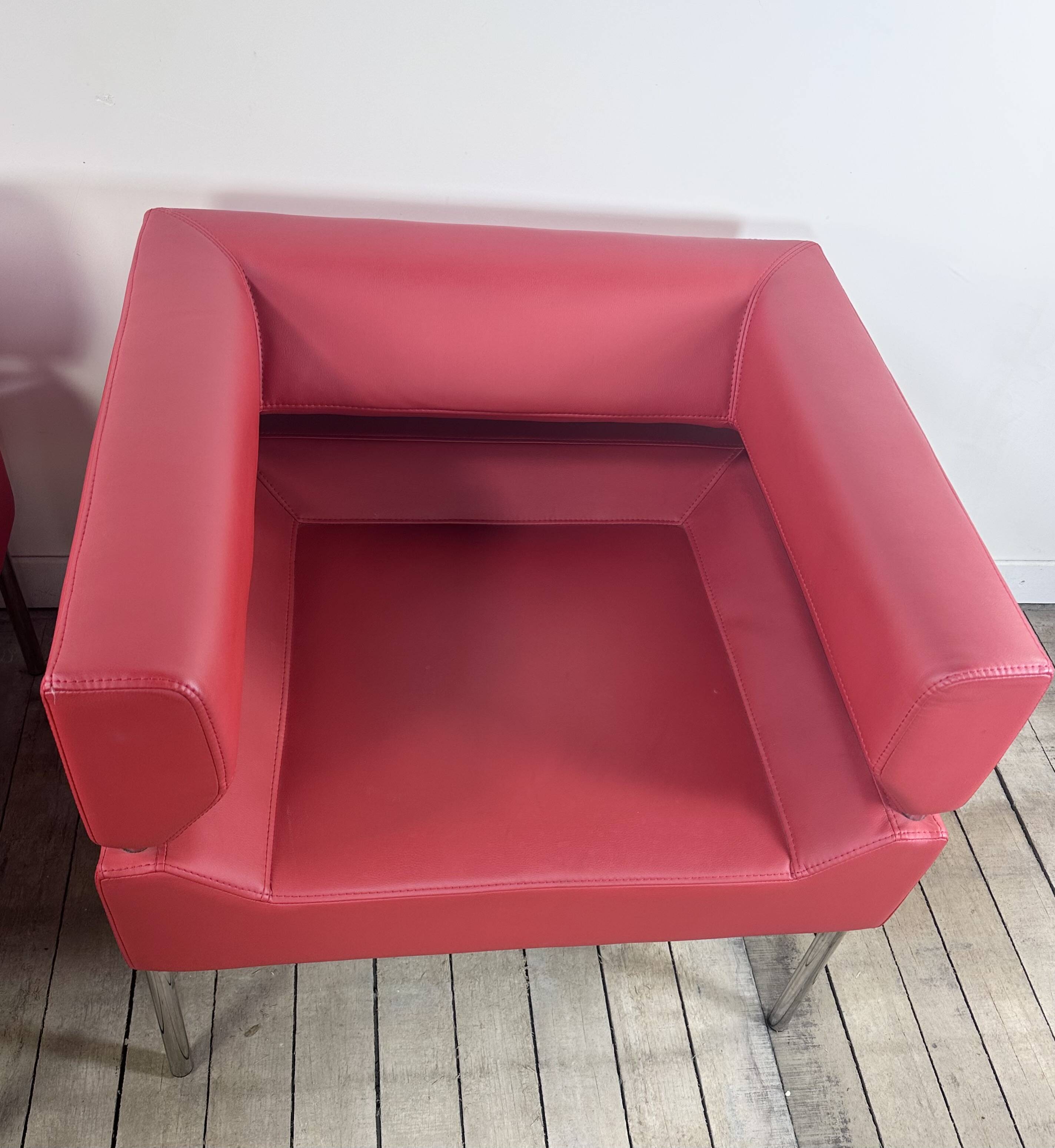 Vintage 1970s round metal and smoked glass table