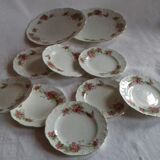 Service in english porcelain