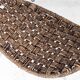 Chaise d’appoint en corde et son ottoman