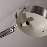 Vintage arc floor lamp with a chrome metal balance, 1970.