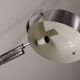 Vintage arc floor lamp with a chrome metal balance, 1970.