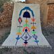 Handmade natural Berber rug 3x2 m