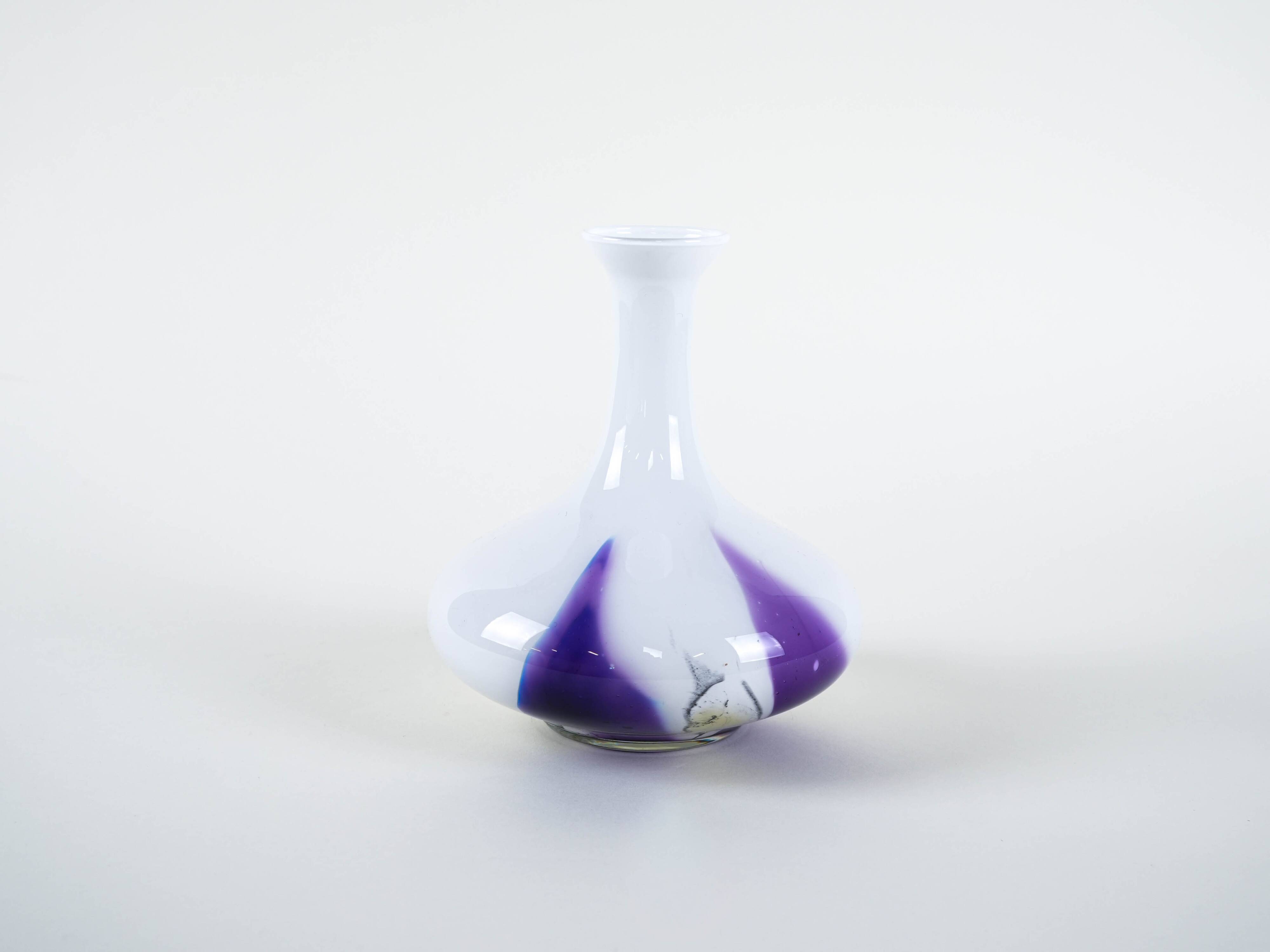 Glass vase, International Collection, 1970s, manufactured by Zieher