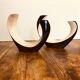 2 Verceram candlesticks mid 20th century. 1950s