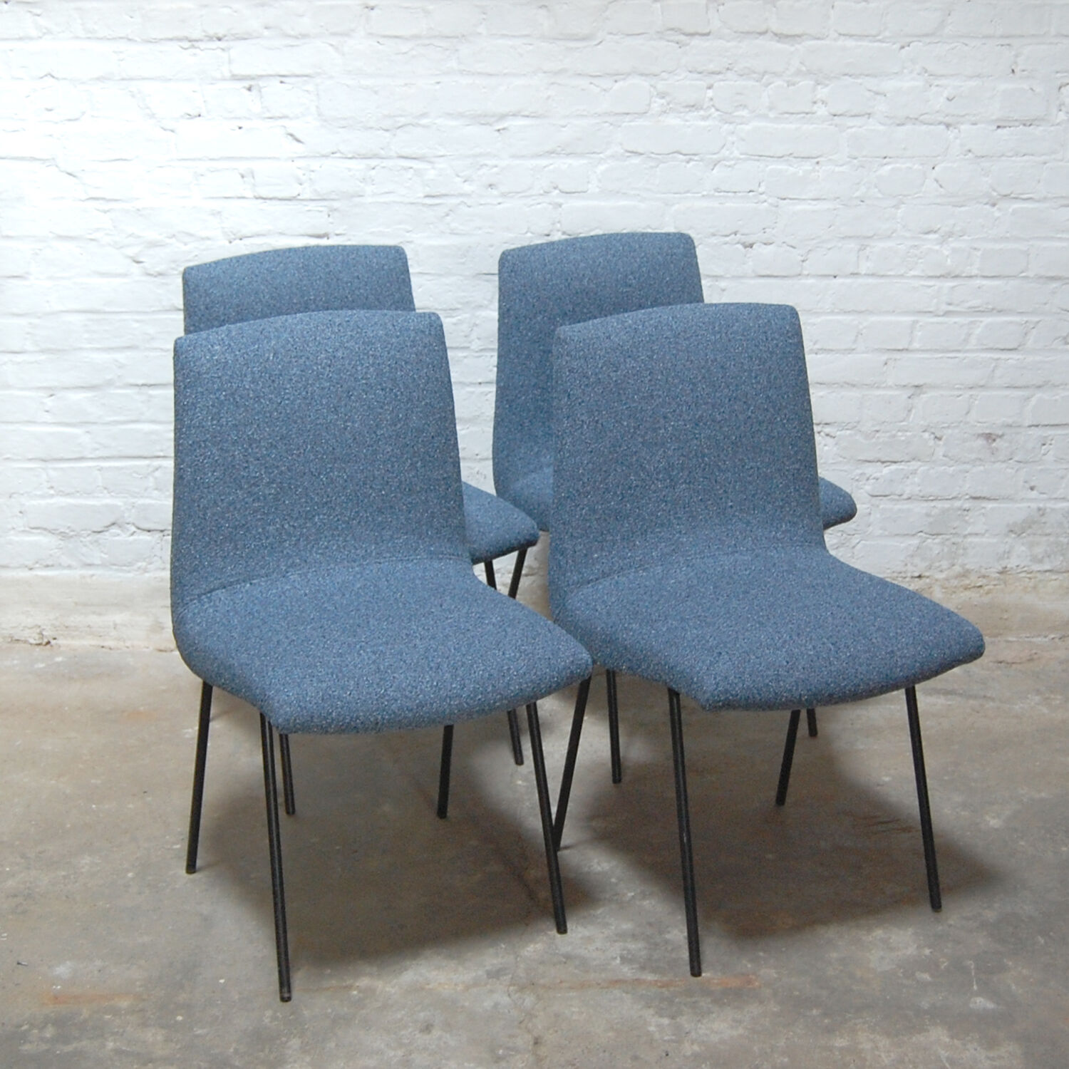 Set of 4 chairs "CM145" by Pierre Paulin for TV Furniture 1950s